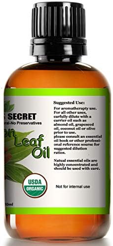 Mayan ' s Secret Certified Organic Pure Cinnamon Essential Oil-čistý a prírodný, Veľká 1oz Fľaša