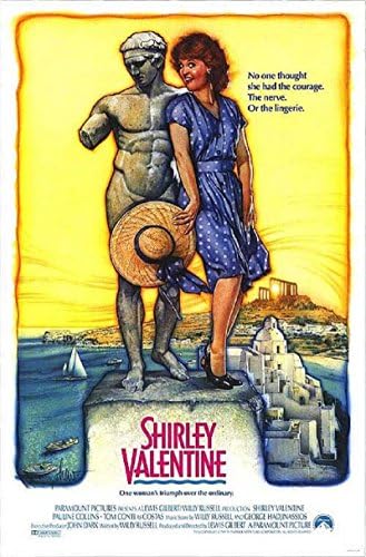Shirley Valentine 1989 S / S rolovaný filmový plagát 27x40