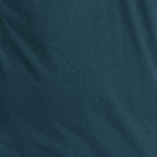 JEKE-DG flanelové košele dno Dlhý rukáv tričko Šport Plus veľkosť topy tlačidlo Crewneck golier Pulóver Nadrozmerné