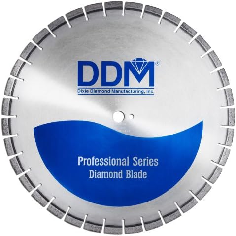 Dixie Diamond Manufacturing C451924165r profesionálny kotúč na betón vytvrdený za mokra, 24-palcový x 0,165-palcový