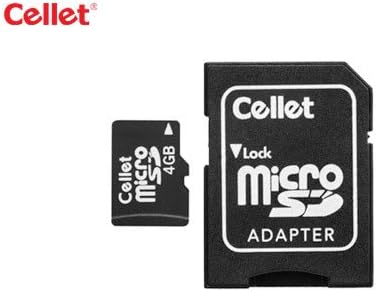 Cellet MicroSD 4GB Pamäťová karta pre Samsung S5230 telefón s SD adaptérom.