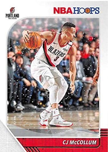 2019-20 Panini obruče zima 158 CJ McCollum Portland Trail Blazers obchodná karta basketbalu NBA