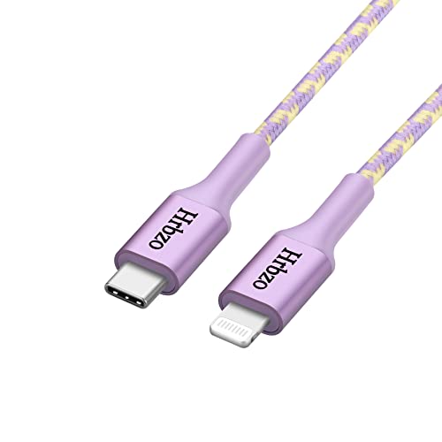 Kábel nabíjačky Hrbzo [certifikovaný MFi] USB A Na kábel nylonový oplet 【1 balenie 3 stopy 】 kompatibilné s iPhone