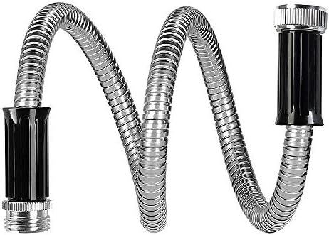 Beaulife kovová krátka Záhradná hadica 3ft konektory, drenážna hadica pre Odvlhčovač malá vodná hadica predĺženie