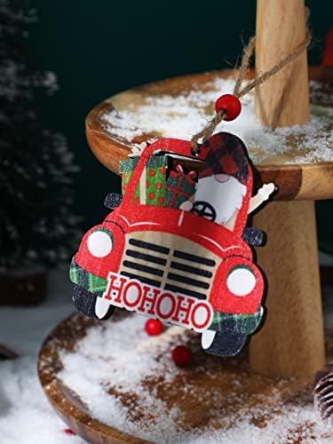 Xibie 1ks vianočné auto dizajn drevené Nástenné Závesné