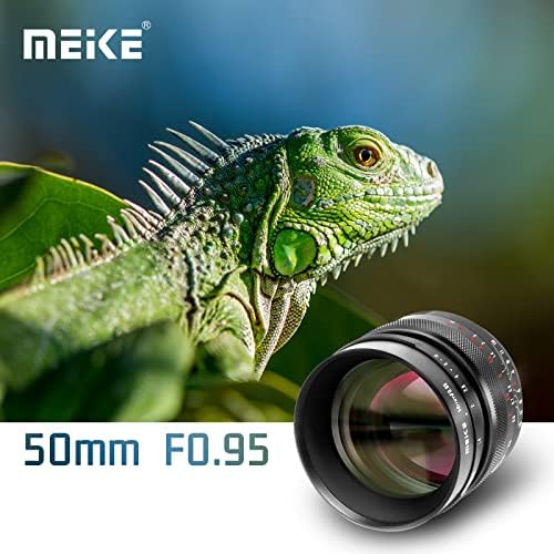 Meike 50mm f0.95 štandardná clona manuálne zaostrovanie pevný objektív APS-C kompatibilný s Bezzrkadlovkami Sony E-Mount NEX 3 3N NEX 5R NEX 6 7 a6600 A6400 A5000 A5100 A6000 A6100 A6300 A6500 A3000