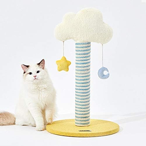 Kelendle Cloud mačka strom veža s Mesiac hviezdy hrať loptu Hračky interaktívne mačka lezenie rám nábytok škrabadlo pre Kitty horolezec dom mačka hrať činnosť relaxovať spánok centrum
