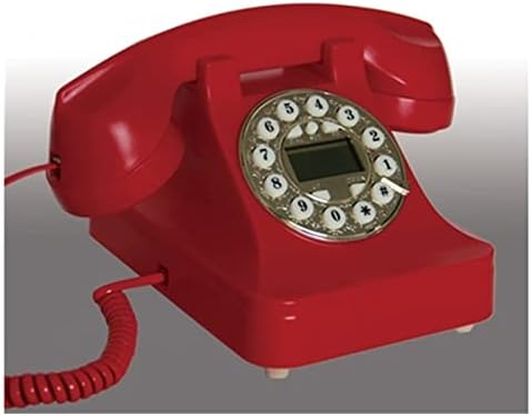 Starožitný Vintage staromódny domácnosť káblový telefón, káblový telefón starožitný kvetinový domáci telefón