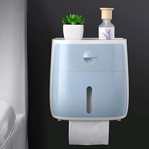 Bkdfd držiak toaletného papiera vodotesný Nástenný držiak na zásobník toaletného papiera rolka papierová trubica